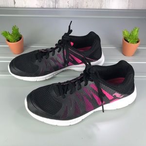 FILA Memory Finition Running Shoes Pink Black